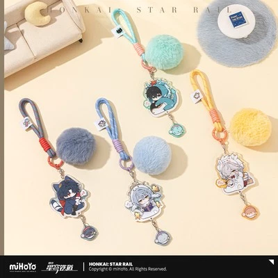 miHoYo Honkai: Star Rail Keychain Cute Boys' Dormitory Official Goods Keyring - Image 1 of 4