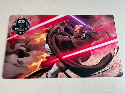 Alfombra de juego exclusiva Star Wars Unlimited: 2025 Galactic Championship Mace Windu Foto 1 de 2