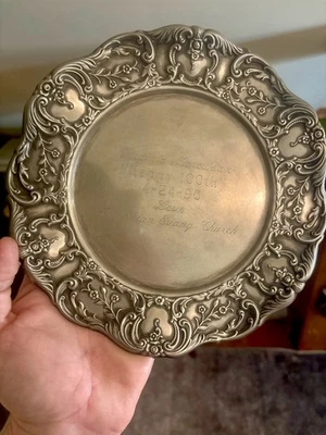 Placa de plata de ley  Foto 1 de 4