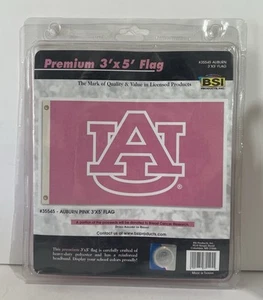 BSI Products NCAA Auburn Tigers Pink Breast Cancer 3’ x 5’ Flag *BRAND NEW* - Picture 1 of 2