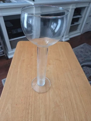 Centro de mesa de vela flotante de vástago hueco alto Foto 1 de 2