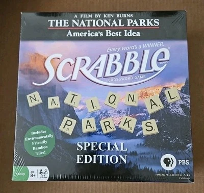 SCRABBLE National Parks Special Edition (2009, Hasbro, PBS Ken Burns) NEW SEALED - Image 1 of 4