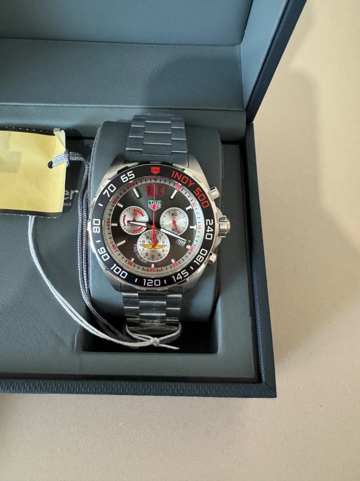 Reloj cronógrafo para hombre Tag Heuer Formula 1 Indy 500 rojo CAZ101V.BA0842 Foto 1 de 4
