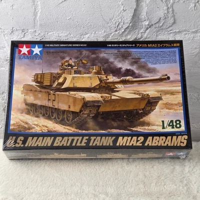 Tamiya 1/48 Scale U.S. Main Battle Tank M1A2 Abrams Model Kit 32592 - Image 1 of 4