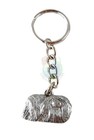 Pekingese Keychain Pewter