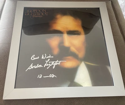 Gordon Lightfoot - Signed Vinyl - Shadows - Rare Sammler Unterschrift Signiert - Bild 1 von 2