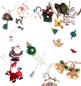 Juego de decoración de árbol de Navidad en miniatura - Imagen 1 de 7