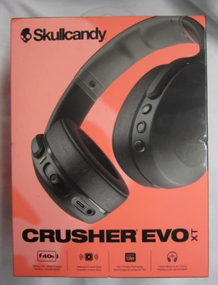 Skullcandy Crusher Evo XT Sensory Bass Headphones With Personel Sound True Black - Image 1 of 4