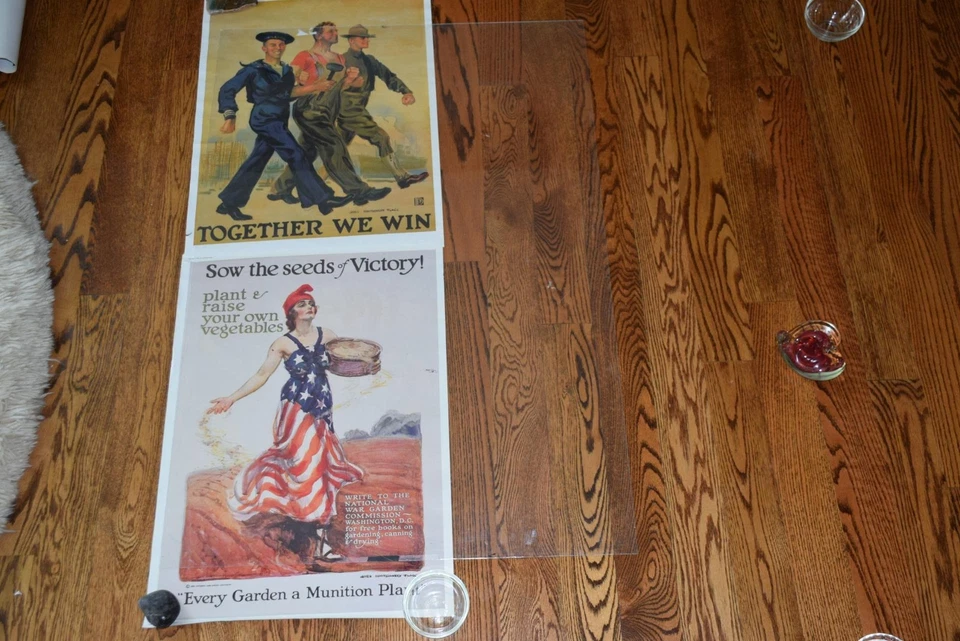 2 VINTAGE STYLE WARTIME MOTIVATIONAL  RECRUITMENT POSTERS - Image 1 of 1