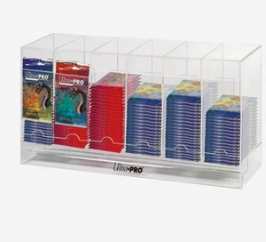 Ultra PRO Acrylic 6 Slot Pack Dispenser with Lock Slot Cover - New In Box - Picture 1 of 6