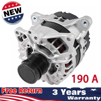 190A Alternator for Mercedes-Benz W205 C300 2015 2016-2018 GLC300 GLC350e 2.0L - Image 1 of 4