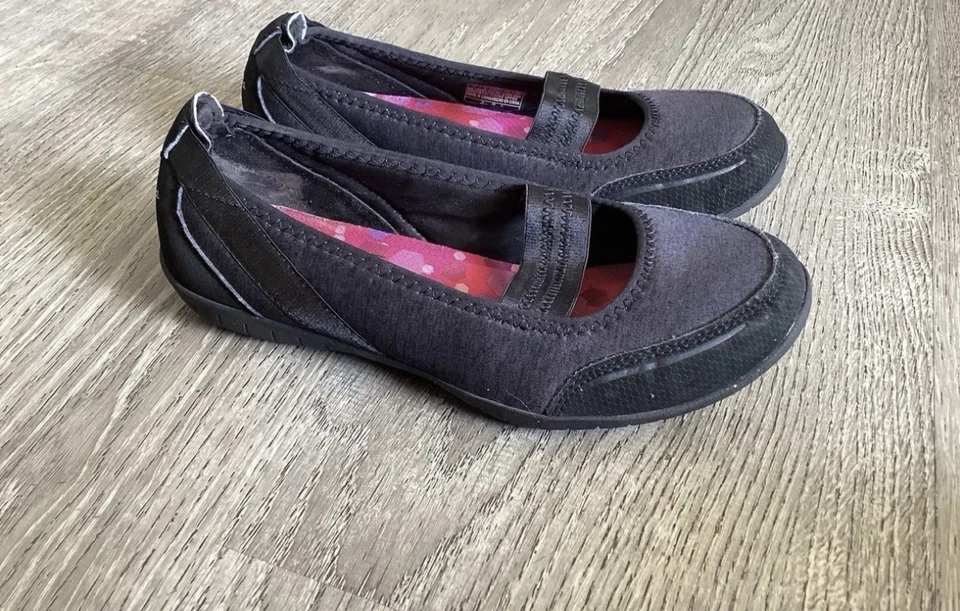 Skechers Womens Mary Jane Flats Memory Foam Comfort Shoes Size 7 Sneaker 22854 - Image 1 of 4
