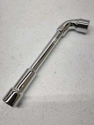14mm Metric L Shaped Angled Open Hex 6 point Socket Wrench Silver New - Image 1 of 4