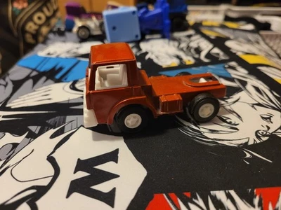 Semirremolque Tootsie Toy rojo vintage cabina 3,5" Foto 1 de 4