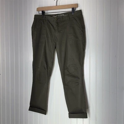 GAP Skinny Utility Khaki Pants Olive Green Women’s 10 Cargo Stretch Y2K Workwear - Image 1 of 4