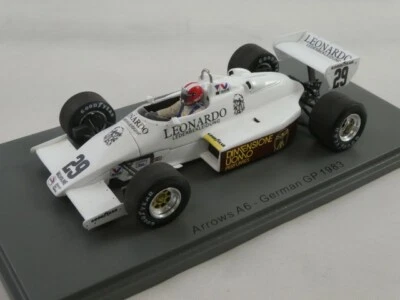 Spark Arrows A6 #29 Marc Surer German GP 1983 1/43 S5792 - Immagine 1 di 3