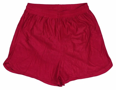 Pantalones cortos de nailon rojos para correr de Don Alleson - medianos para hombre Foto 1 de 3