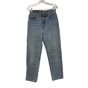 Levi's 521 Womens Denim Jeans Size 6M Light Wash High Waist Tapered Leg Vintage - Picture 1 of 13