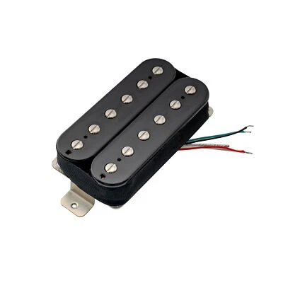 Captador de ponte de guitarra elétrica Artec HBBA-TBN Black Alnico 5 Humbucker descoberto - Imagem 1 de 4