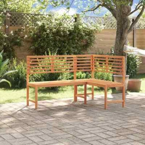 Garten-Eckbank 140 cm Massivholz Akazie - Bild 1 von 8