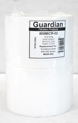 Guardian Spa Filter 2 Pack 4-3/4" L Replacement For Sundance Series 850 780 - Image 1 of 4