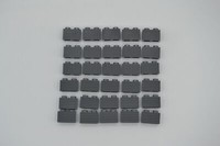 LEGO 6046 Fallgitter Burgeingang 9x13 Grille in Alt Dunkelgrau Dark Gray