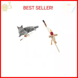 Ethical Skinneeez Forest Friends Wand Cat Toy for All Breed Sizes - Picture 1 of 2