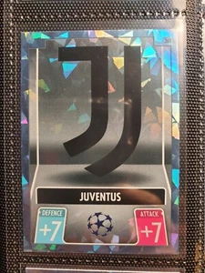 2021-22 Topps Match Attax Juventus Blue Crystal Team Badge 361  - Bild 1 von 4