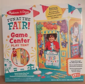 Melissa und Doug Spaß im Fair Game Center Spielzelt 4 Seiten Aktivitäten C3 - Bild 1 von 2