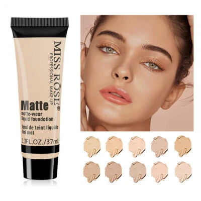 Womens Matte Full Cover Face Concealer Primer Cream Liquid Base Makeup ♡ - Image 1 of 4