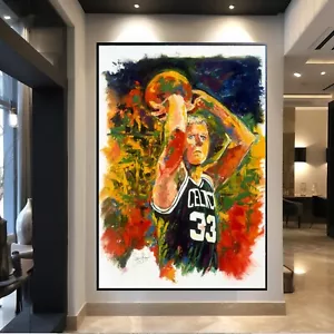 Venta Firmado Larry Bird Certificado de Autenticidad Pintura Original 48H X 36W Antes 50K Ahora $24,995 - Imagen 1 de 16