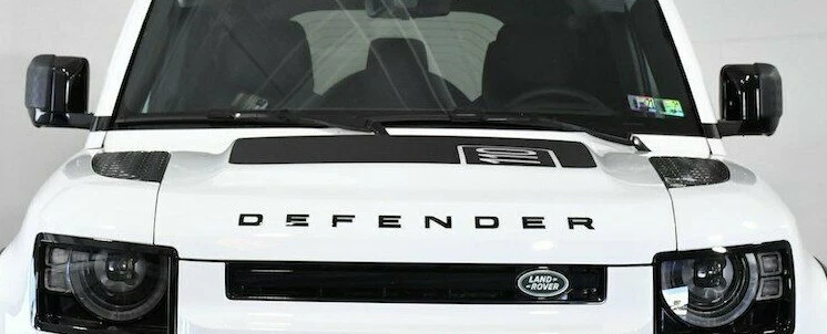 Land Rover Genuine Defender L663 2020+ 110 Matte Black Anti-Glare Hood Decal New - Image 1 of 1