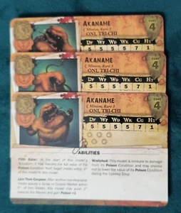 CARTE STATISTE WYRD MALIFAUX AKANAME - Foto 1 di 4