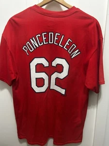 St. Louis Cardinals Daniel Ponce de Leon #62 Majestic Authentic MLB Original XL - Picture 1 of 7