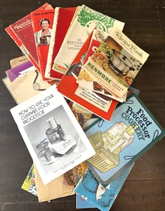 Vintage Recipe Booklet LOT Sunbeam Monarch Wear-Ever Presto Kenmore Betty Crocke - Picture 1 of 23