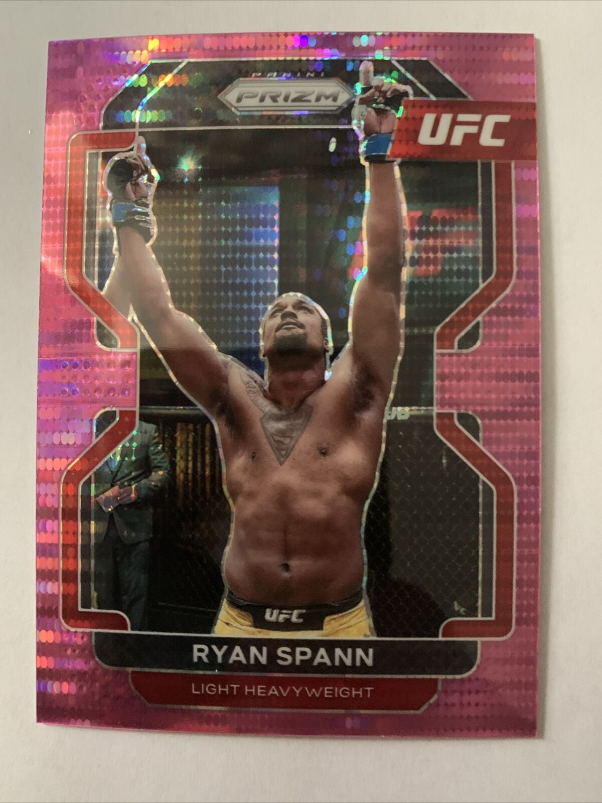 Ryan Spann 2021 Prizm UFC Pink Pulsar /42 Light Heavyweight Mint