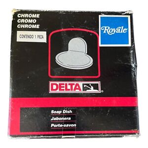 Vintage DELTA Royale Wall Mount Chrome Soap Holder - NEW