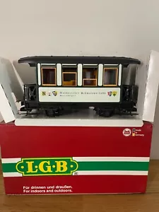LGB 32130 WALDVIERTLER SCHMALSPURBAHN CARROZZA DA PRANZO SCALA G NUOVA - Foto 1 di 8