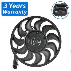OEM Left Side Main Cooling Fan Assy 8K0959455H For Audi A4 A5 Q5 RS5 S4 S5 3.0L - Picture 1 of 9