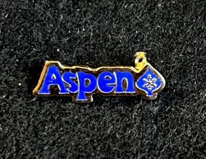 ASPEN Ski Pin Badge COLORADO Skiing Resort Souvenir Travel - Imagen 1 de 3