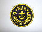 c0157 WW2 US Navy War Correspondent Pocket Patch R10C