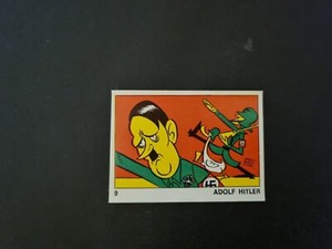 OK VIP panini 1973 trading card number 9 Adolf Hitler 