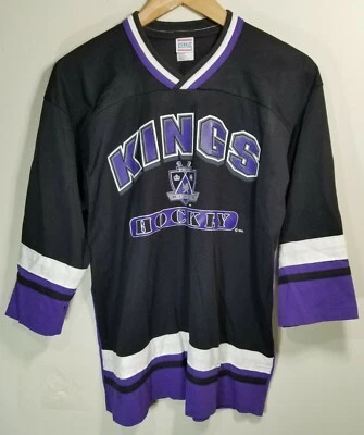 Camiseta deportiva de hockey vintage Scrimmage LA Kings NHL para jóvenes niños talla XL 18/20 Foto 1 de 4