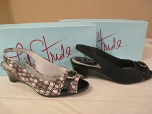 Life Stride JERVIS Peep Toe Slingback Shoe Women's Sz 6M MINT w/Box CHOOSE COLOR - Picture 1 of 14