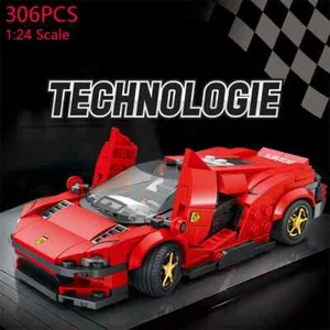 306PCS Car Building Blocks City Speed Champion Vehicle Diecasts Car Model Gift - Picture 1 of 6