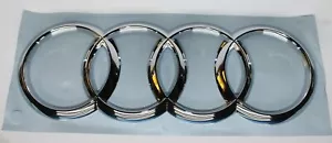 NEU Original Audiringe Chrom Emblem Logo Zeichen 8S0853742 2ZZ Audi TT TTRS 8S - Bild 1 von 5