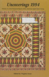 Entdeckungen 1994 Band 15 der Forschungsarbeiten der amerikanischen Quilt-Studie Gr - Bild 1 von 1