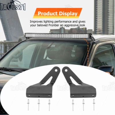50'' inch curved LED light bar brackets For Nissan Frontier 2005-2021  - Imagem 1 de 4