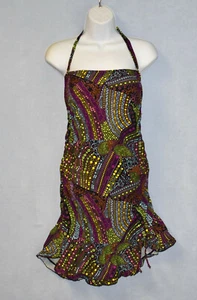 B0 NWT SHORE SHAPES Multicolor Dot Printed Built In Bra Swimsuit Size 18 $80 - Picture 1 of 5