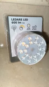 Ikea GX53 7watt 600 lumens 2700k Warm White dimmable globe - BRAND NEW - Picture 1 of 3